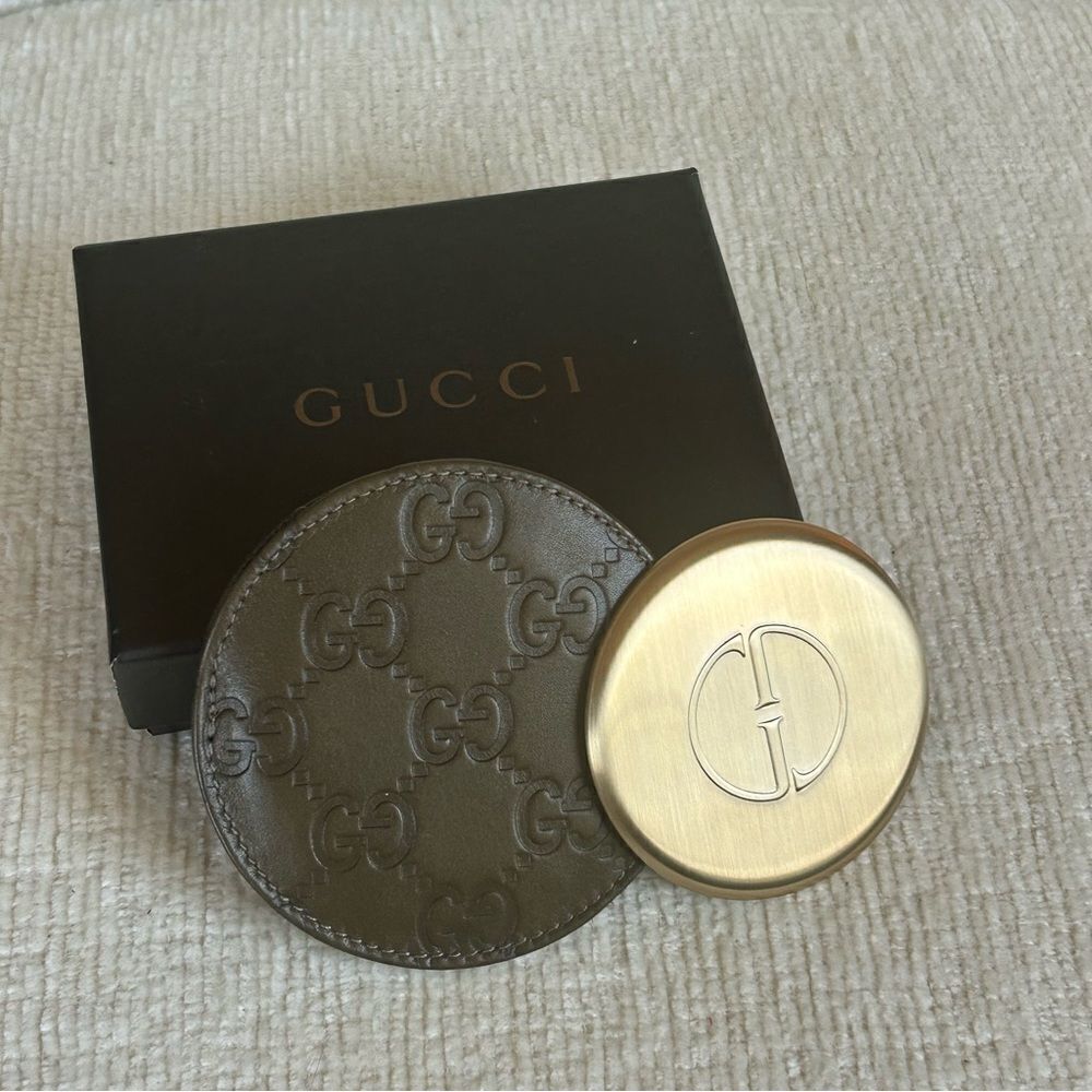 Vintage Gucci Compact Mirror w/ box